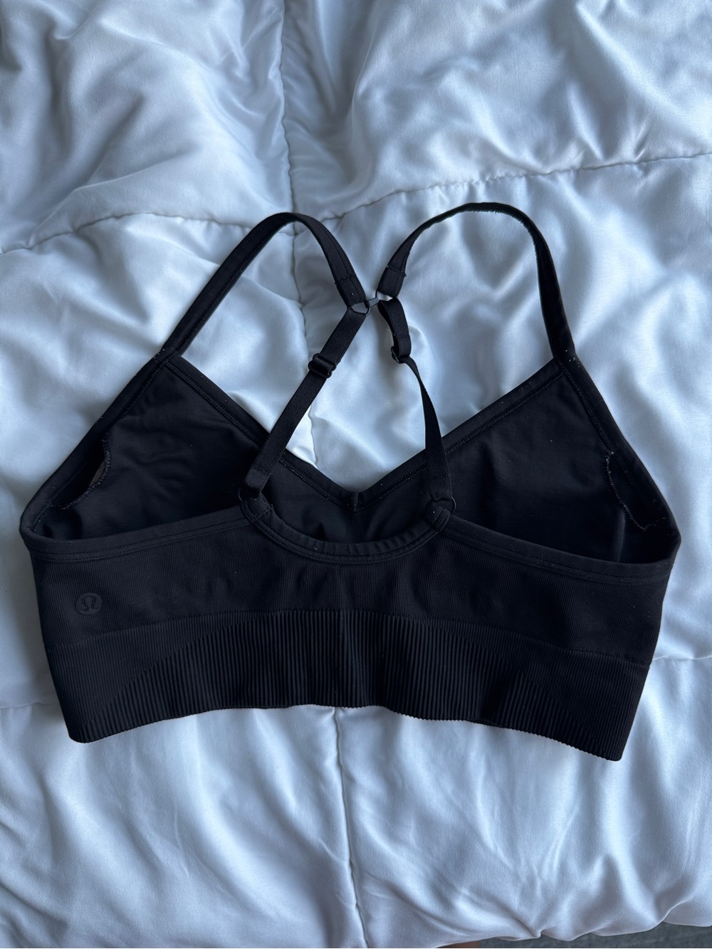 Lululemon Ebb to Street Bra C/D - black, size 8 - Picture 5 of 9